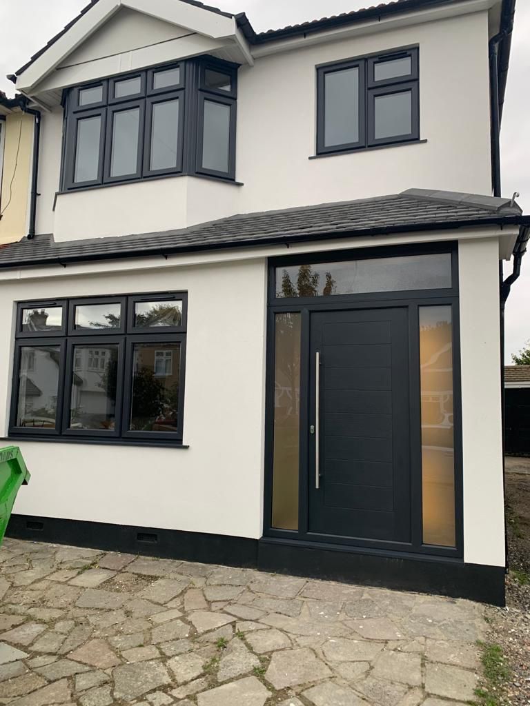 SK Windows full house upgrade with aluminum windows and composite door